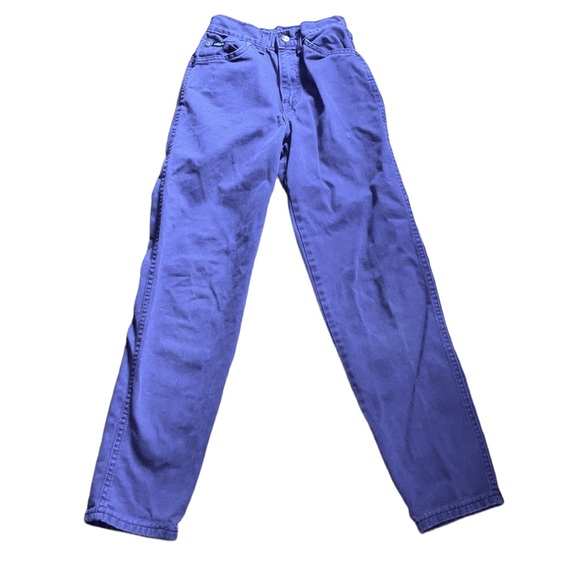 Vintage 80s/90s CHIC Purple Girls Jeans - Picture 2 of 11